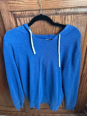 Blue Women's Hoodie Pullover - Casual Lightweight Top